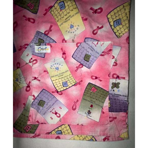 Crest Medical Scrub Top Breast cancer - Picture 4 of 9